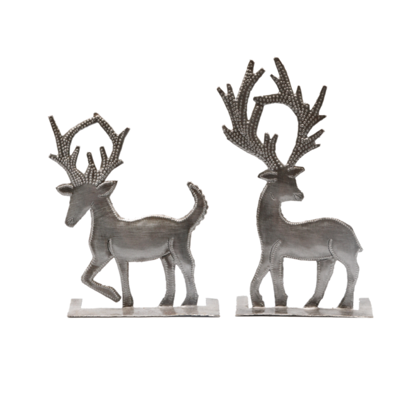 Reindeer Standing Metal Art