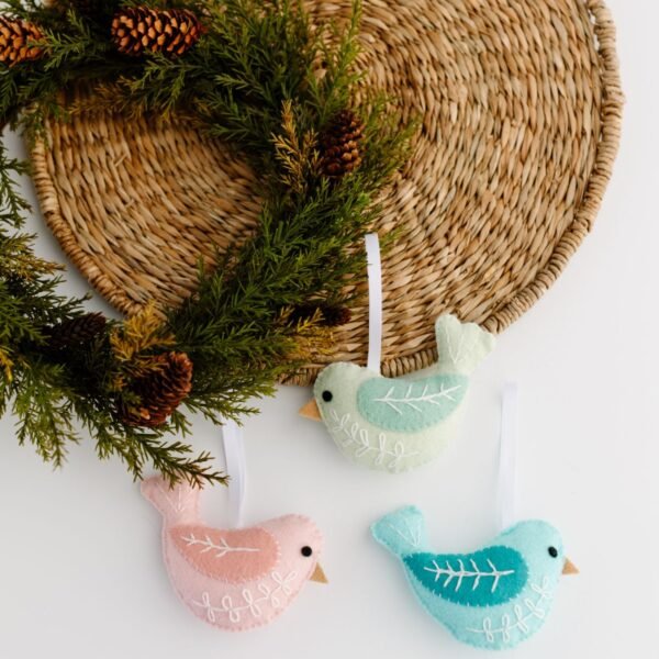 Pastel Bird Ornament